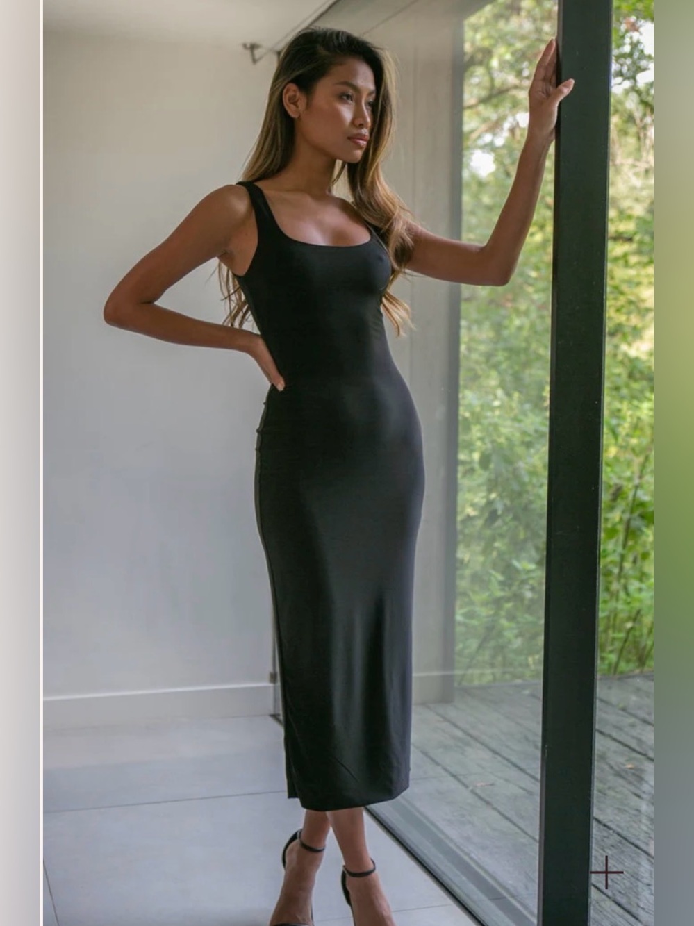 Deep Black Aym Studios Paxton Maxi in XS